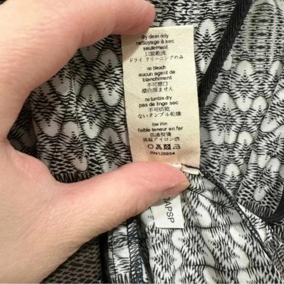 L'Agence Striped Moraccan Print Tank Sleeveless Top 2 - Picture 5 of 7